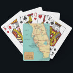 Boca Grande - Useppa Island Florida Playing Cards<br><div class="desc">A rare old post card of southwest Florida showing Boca Grande,  Gasparilla Island,  Englewood,  Placida and Useppa Island.  This colourful illustration is just perfect to illustrate playing cards.  These are a marvellous gift for a host or homeowners of those wonderful beach homes we all enjoy.</div>