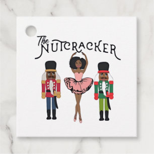 Boca Raton Black Nutcracker Funny Christmas Favour Tags