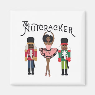 Boca Raton Black Nutcracker Funny Christmas Magnet
