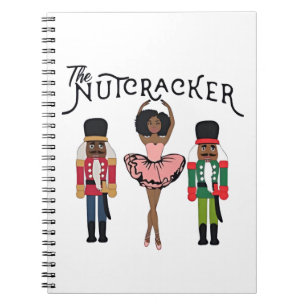 Boca Raton Black Nutcracker Funny Christmas Notebook