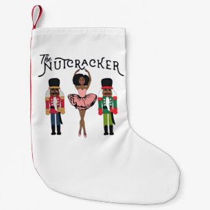 Boca Raton Black Nutcracker Funny Christmas Small Christmas Stocking