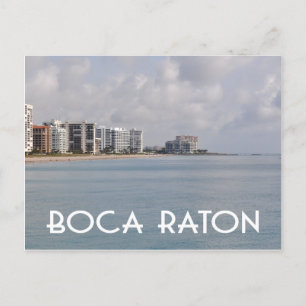 Boca Raton Florida beach scene Postcard