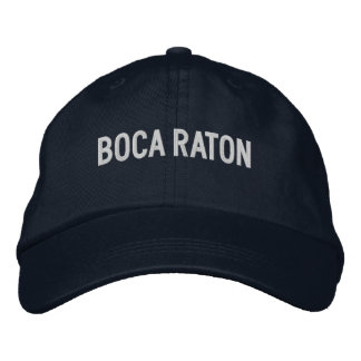 Boca Raton Florida Embroidered Baseball Hat