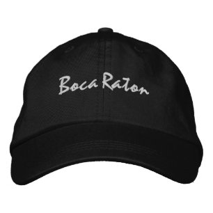 Boca Raton Florida Embroidered Baseball Hat