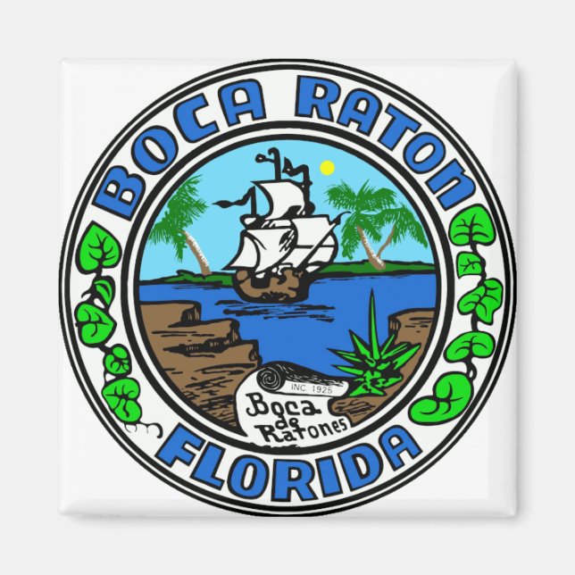 Boca Raton Florida Magnet (Front)
