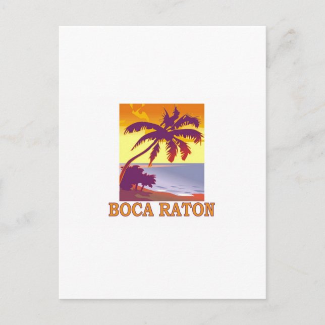 Boca Raton, Florida Postcard (Front)