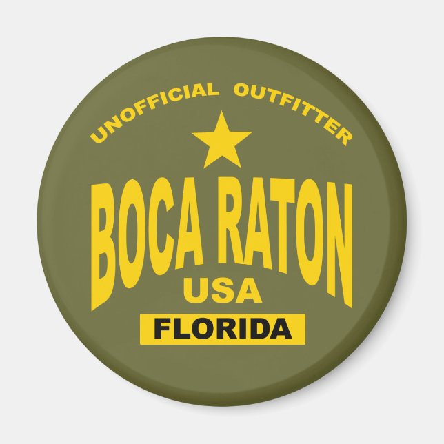 Boca Raton Magnet (Front)