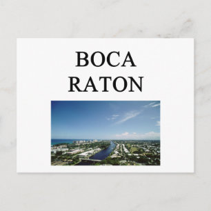 boca raton postcard
