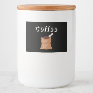 Bocal Étiquette café