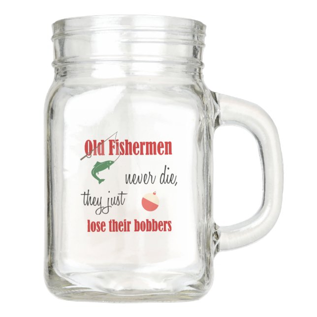 Bocal Mason La tasse du pêcheur (Devant)