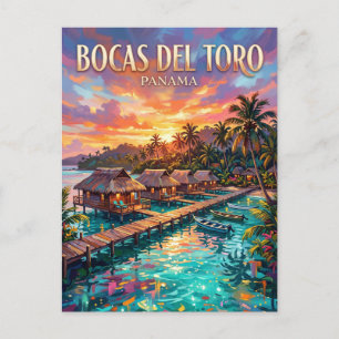 Bocas del Toro Panama Postcard