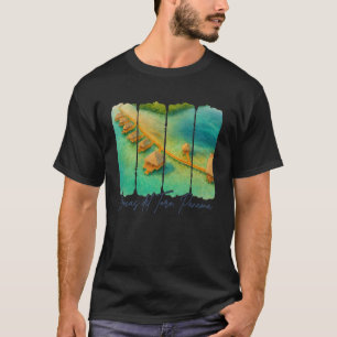 Bocas del Toro Panama Traveling Trip Brushstroke S T-Shirt