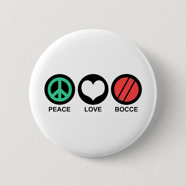 Bocce 2 Inch Round Button (Front)