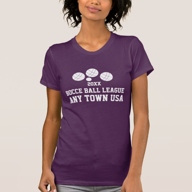 BOCCE BALL Customizable T-shirt (Front)