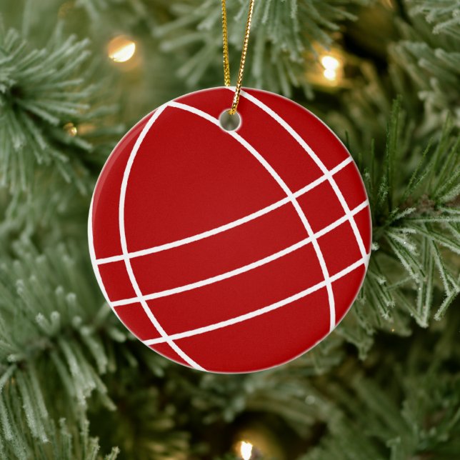 Bocce ball ornement arbre de Noël (Arbre)