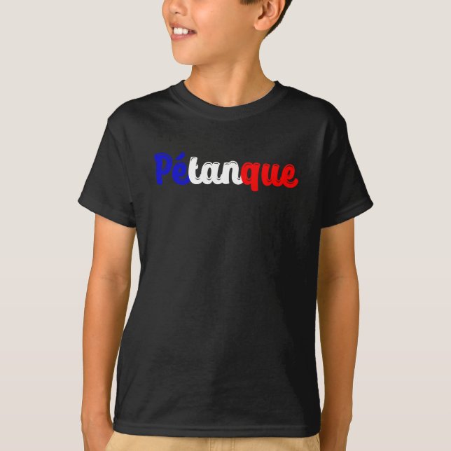 Bocce Ball Petanque Gift for Jeu de Boules Fans T-Shirt (Front)
