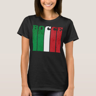 Bocce Ball Player Italia Italy Flag Bocce T-Shirt