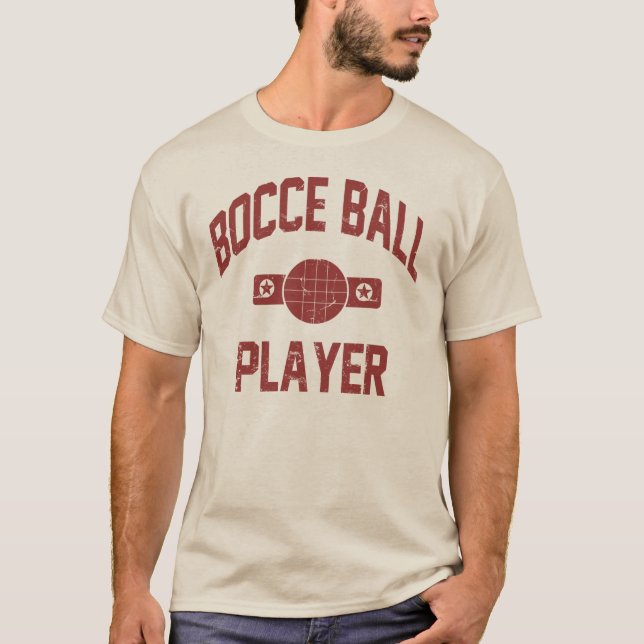 Bocce Ball Player T-Shirt (Front)