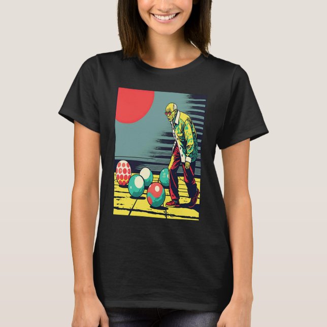 Bocce Ball Retirement Appreciation Pop Bocce Ball  T-Shirt (Front)