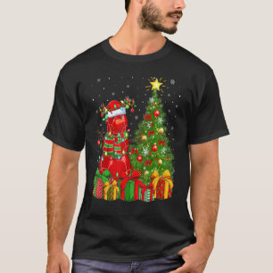 Bocce Ball Snowman Lights Xmas Tree Santa Bocce Ch T-Shirt
