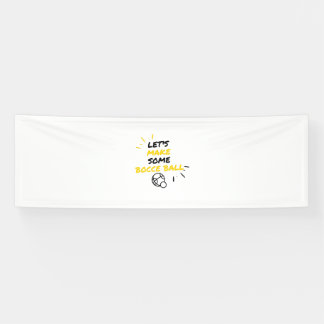 Bocce ball sport makers banner