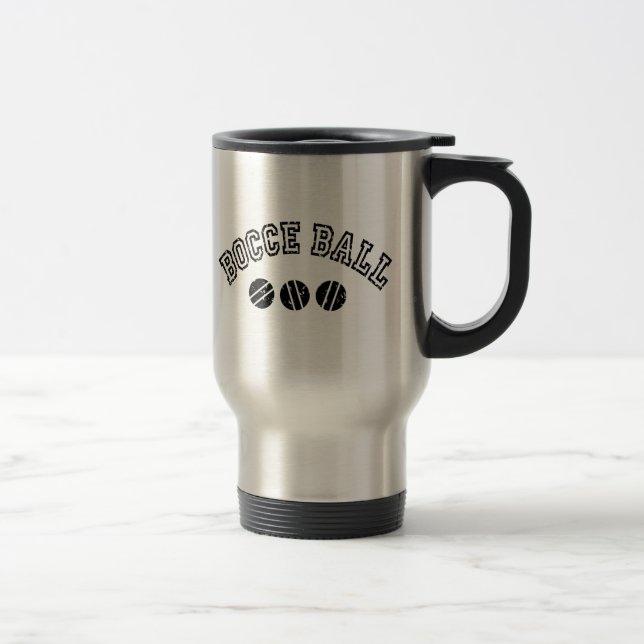 Bocce Ball Travel Mug (Right)