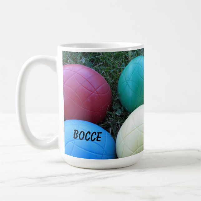 Bocce Balls Coffee Mug (Left)