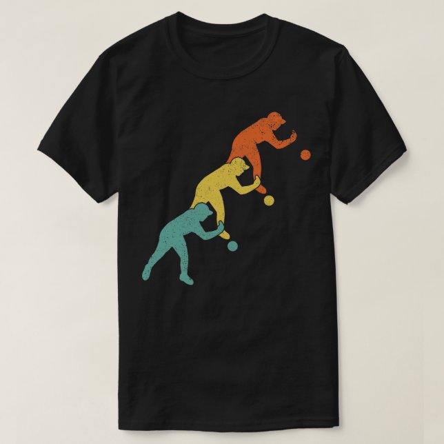 Bocce Bocci Bocce Player T-Shirt (Design Front)