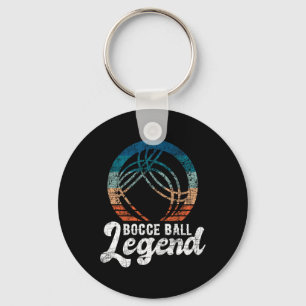 Bocce Byll Legend - Lawn Bowling Game Boule Byll F Keychain
