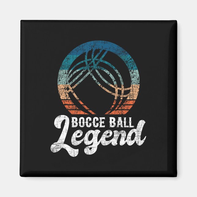 Bocce Byll Legend - Lawn Bowling Game Boule Byll F Magnet (Front)