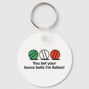 Bocce Keychain