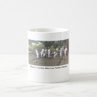 "Bocce on a Sunday Afternoon" Coffee Mug