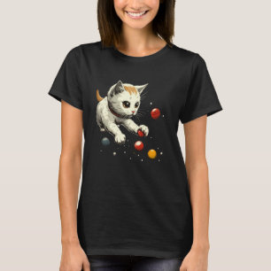 Bocce Player Cat on Bocce T-Shirt