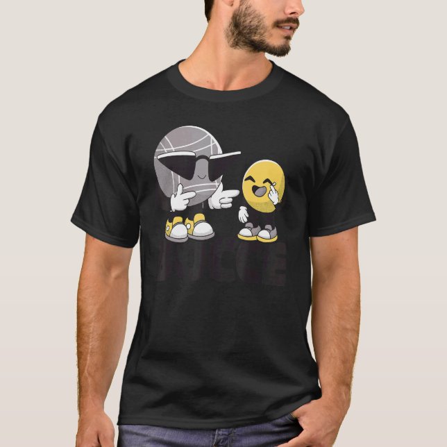 Bocce Slogan Bocci Game Bocce Ball With Jack Bocce T-Shirt (Front)