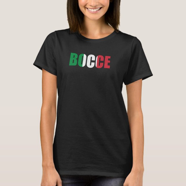 Bocci Game  Bocce Sport Fan Italian Bowling Bocce  T-Shirt (Front)