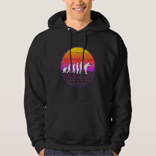 Boccia Evolution Vaporwave 70s Boule Petanque Bocc Hoodie