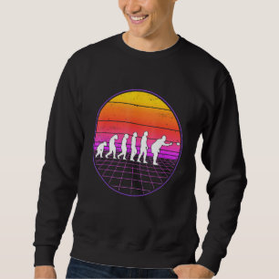 Boccia Evolution Vaporwave 70s Boule Petanque Bocc Sweatshirt