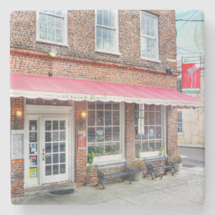 Bocci's Charleston, SC. Coaster. Stone Coaster