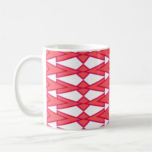 Bocettes rouges et roses Café Mug