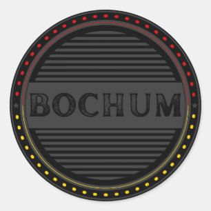 Bochum City Pride Emblem – German Identity Classic Round Sticker