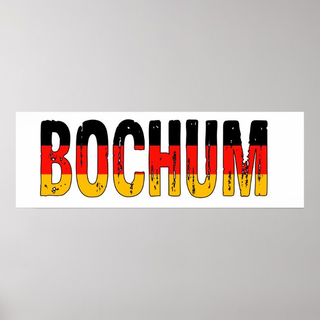 Bochum Germany Poster (Front)