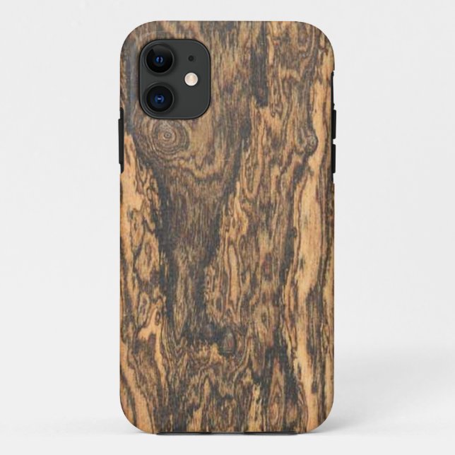 Bocote (bois) Finish iPhone 5 coque (Dos)