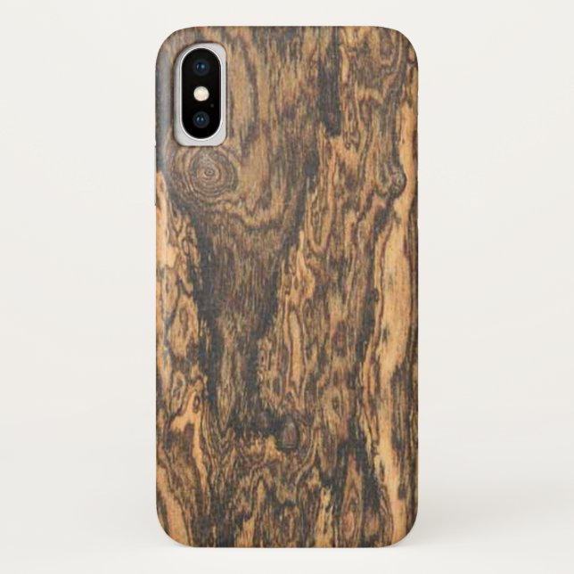 Bocote (wood) Finish Case-Mate iPhone Case (Back)