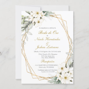 Boda de oro faire-part de mariage o