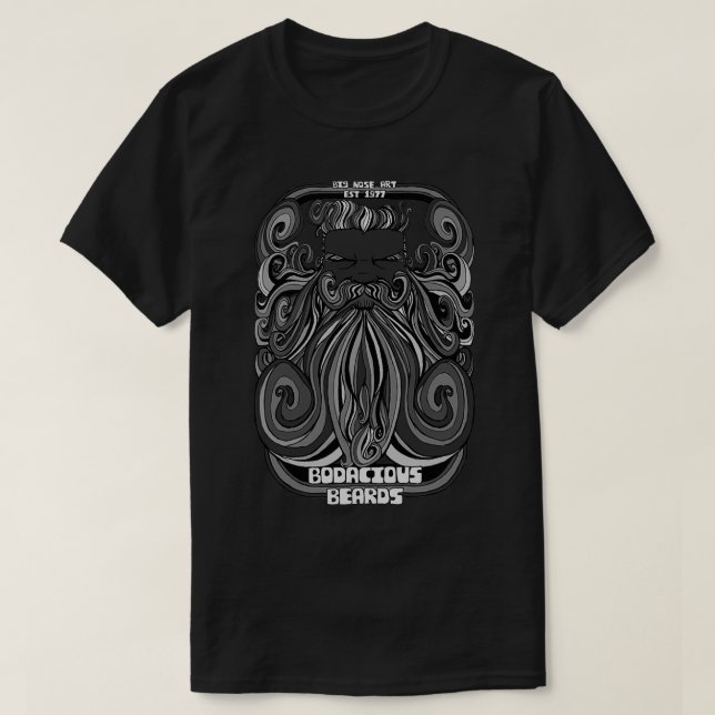 Bodacieux Beard Grey Classic TShirt (Design devant)