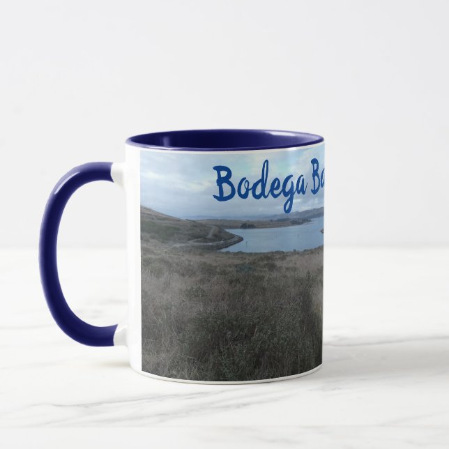 Bodega Bay, Californie Mug Panoramique (Gauche)