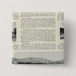 Bodega, California 2 Inch Square Button