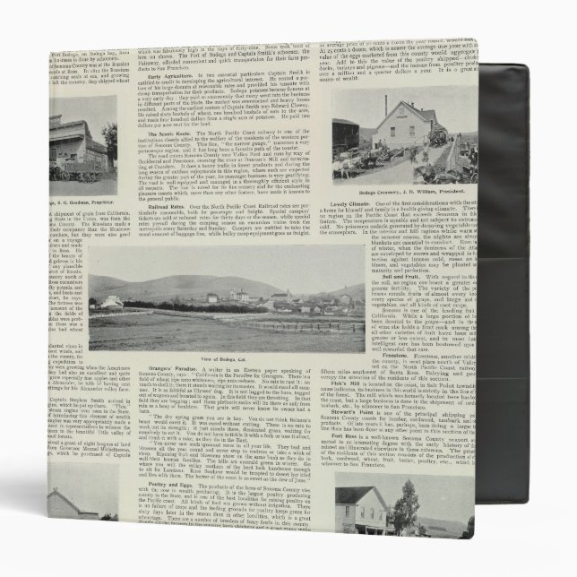 Bodega, California Binder (Front/Inside)