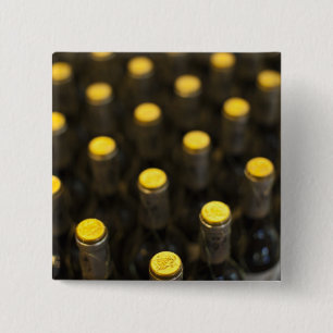 Bodega Marques de Riscal winery, wine bottles 2 Inch Square Button