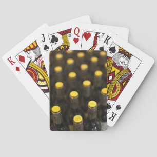 Bodega Marques de Riscal winery, wine bottles Playing Cards